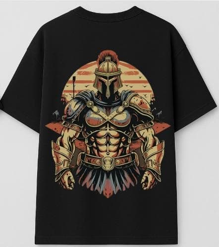 Warrior Printed Oversized T-shirt